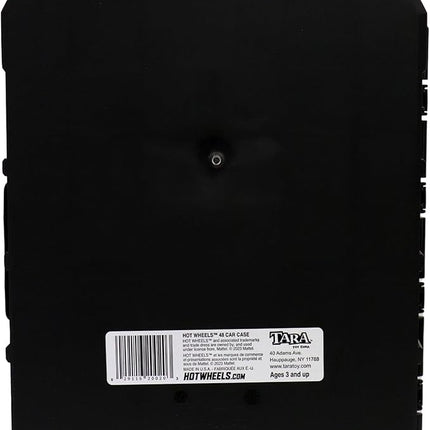 Hot Wheels 48-Car Storage Case – Durable Plastic Carrying Case with Handle for Die-Cast Toy Cars, Fits 1:64 Scale Vehicles, Organizer for Kids Travel & Display