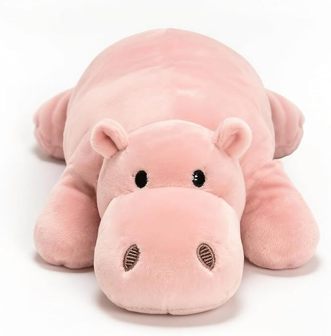 Pink Hippo Stuffed Animal – Cute Hippo Plush Toy for Kids & Adults – Birthday Surprise & Room Decor –A Cuddly Companion for Everyday hugs and Bedtime