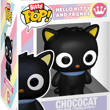 Funko Pop! Bitty: Sanrio - Keroppi, Hello Kitty (Unicorn Party), Pochacco, and Chase Mini Figure - 0.9 Inch (2.2 Cm) - Hello Kitty Collectable - Stackable Display Shelf Included - Gift Idea