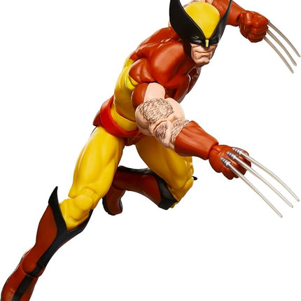 Marvel Legends Series Wolverine, X-Men Retro Comics Secret Wars Collectible 6 Inch Action Figure with Shield