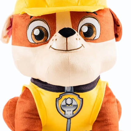 Franco Paw Patrol Rubble Construction Pup Kids Bedding Super Soft Plush Cuddle Pillow Buddy, (Officially Licensed Product)