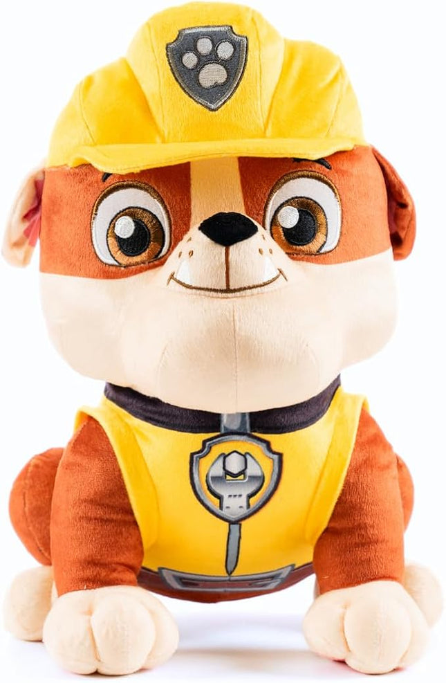 Franco Paw Patrol Rubble Construction Pup Kids Bedding Super Soft Plush Cuddle Pillow Buddy, (Officially Licensed Product)