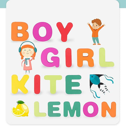 Wooden Puzzles for Toddlers, 2pack Alphabet Shape Puzzles for Kids Wooden Montessori Toddler Alphabet Number Shape for Kids 3 Years Old Boys & Girls