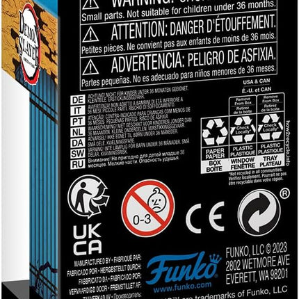 Funko POP! Keychain: Demon Slayer - Zenitsu Novelty Keyring - Collectable Mini Figure - Stocking Filler - Gift Idea - Official Merchandise - Anime Fans - Backpack Decor