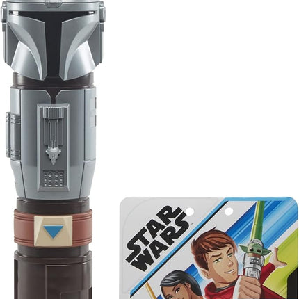 STAR WARS Lightsaber Squad 3-Pack, The Mandalorian, Ahsoka, and Darth Vader Lightsabers, Toys for 4 Year Old Boys and Girls (Amazon Exclusive)