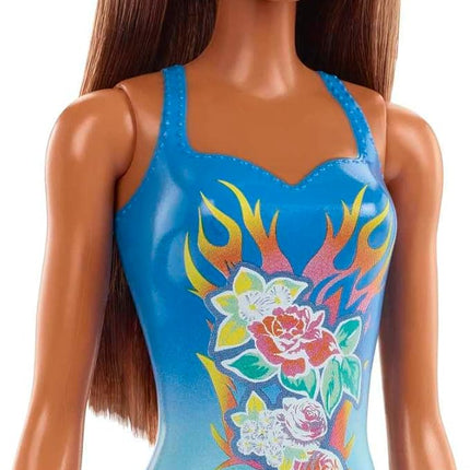 Barbie - Beach Doll - Blue Bathing Suit (HDC51)