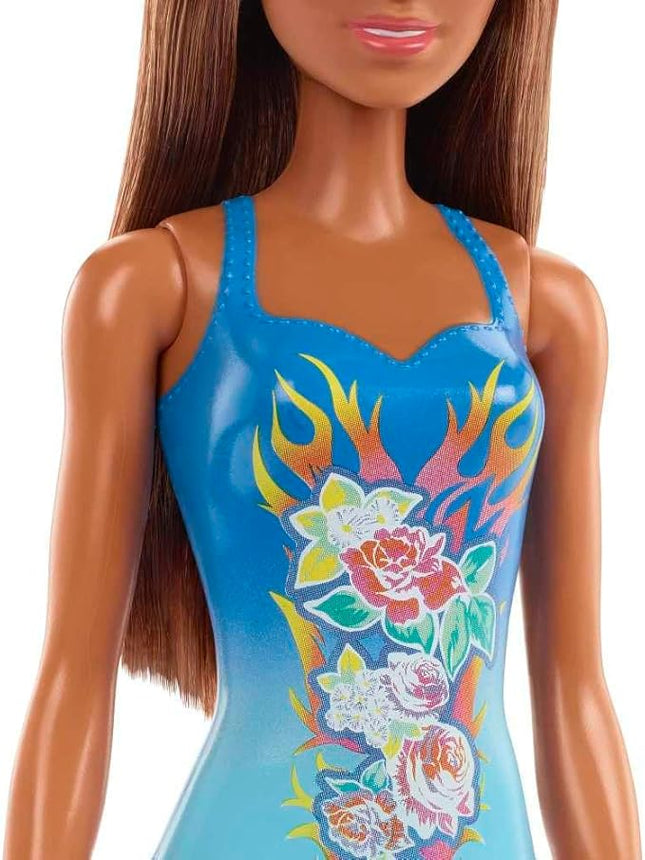 Barbie - Beach Doll - Blue Bathing Suit (HDC51)