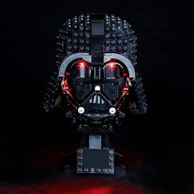 BRIKSMAX Light Kit for Lego-75304 Darth Vader Helmet - Led Lighting Compatible with Lego Star Wars Set - Not Include The Building Set