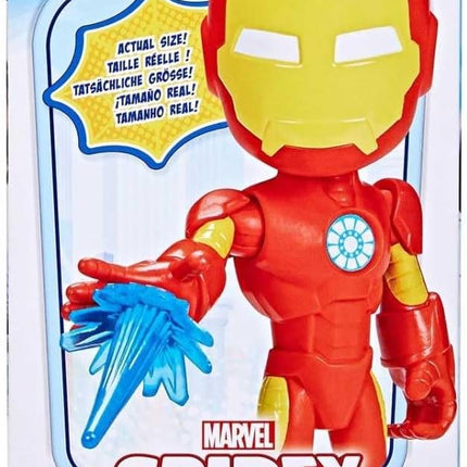 Spidey and his Amazing Friends Supersized Iron Man Action Figure, 9-Inch Avengers Action Figures, Marvel Super Hero Preschool Toys for 3+ Years