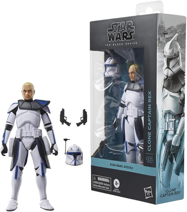 STAR WARS The Black Series Clone Captain Rex, Ahsoka Premium Collectible 6 Inch Action Figure