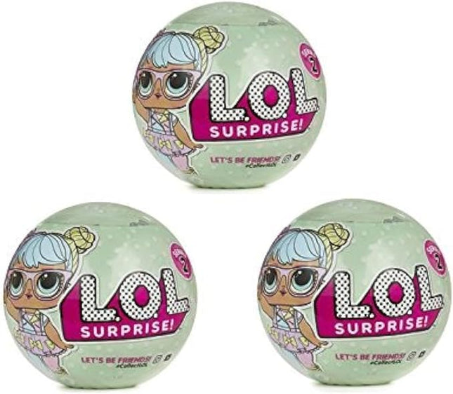 3 Balls LOL Surprise Lil Outrageous Littles Series 2 - Mystery Pack