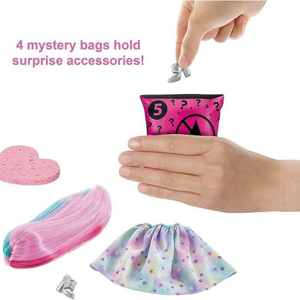 Barbie Color Reveal Doll & Accessories, Shimmer Series, 7 Surprises, 1 Doll (Styles May Vary)