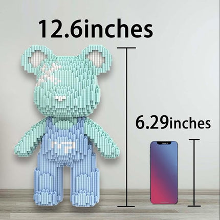 Blue Bear Micro Building Blocks Set(4500Pieces) Music Bear Building Blocks Gift for Adult and Kid