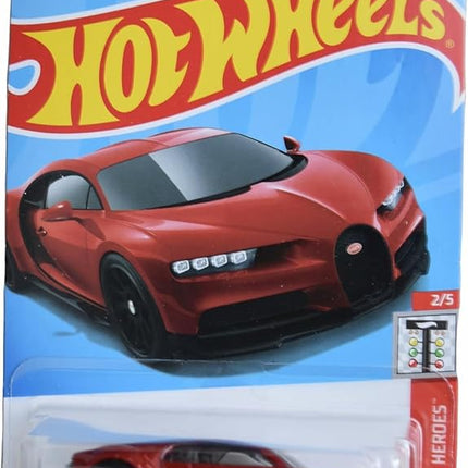 Hot Wheels '16 Bugatti Chiron, Quarter Mile Heroes 2/5 [red] 201/250