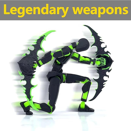 5Pack Titan 13 Action Figure Assembled, T13 Action Figure Set, Dummy 13 Action Figures, Nova 13 Robot Toy, Lucky 13 Figure 3D Printed Multi-Jointed Movable, Birthday Gift Toy for Kids Boy