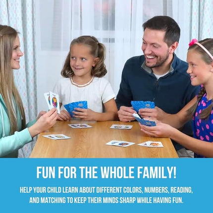 Regal Games Card Games for Kids - Go Fish, Crazy 8's, Old Maid, Slap Jack, Garbage Monsters, War - Simple & Fun Classic Family Table Game Sets (6 x 6)