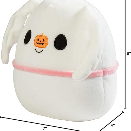 Squishmallows Original 8-Inch Zero The Dog - Nightmare Before Christmas - Official Jazwares Plush - Collectible Soft & Squishy Stuffed Animal Toy - Gift for Kids, Girls & Boys