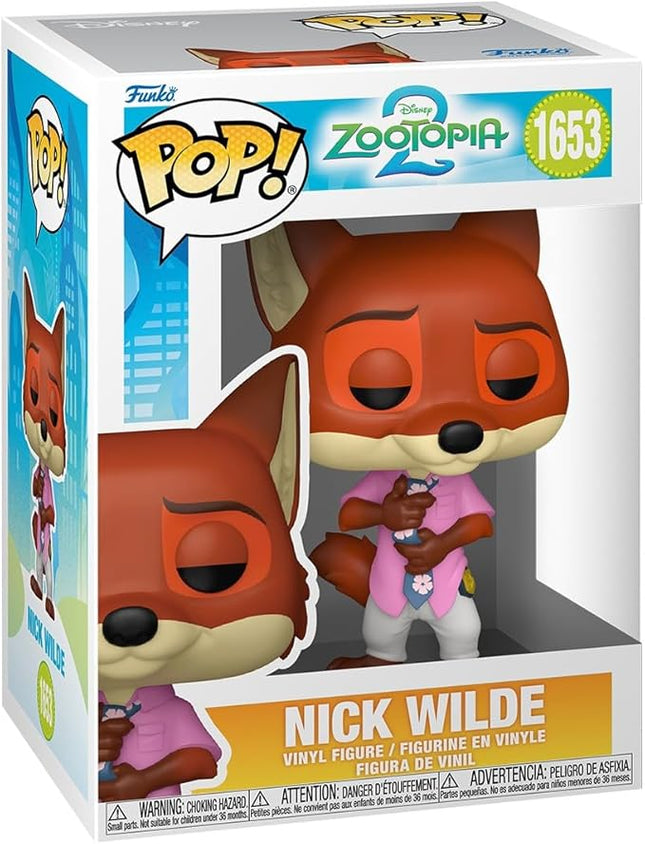 Funko Pop! Disney: Zootopia 2 - Nick Wilde - Collectable Vinyl Figure - Gift Idea - Official Merchandise - Toys for Kids & Adults - Disney Fans - Model Figure for Collectors and Display