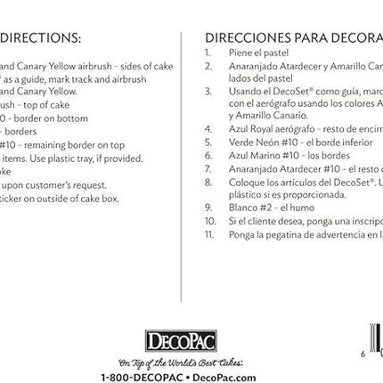 DecoSet® Hot Wheels Drift Birthday Cake Decorations, 2-Piece Topper with Race Car and 3D Racetrack Plaque, Create Action-Packed Racing Cakes for Birthdays and Parties