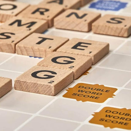Hasbro Gaming Scrabble Board Game, Classic Word Games for Kids Ages 8 and Up, Fun Family Game for 2-4 Players, The Classic Crossword Game
