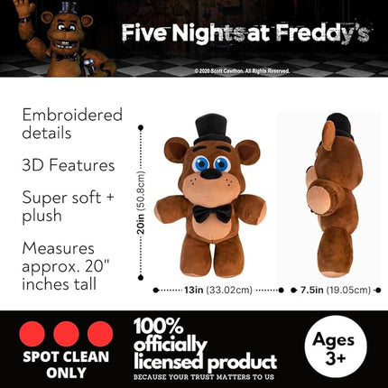 Franco Five Nights at Freddy's Kids Bedding Super Soft Plush Cuddle Pillow Buddy, (Officially Licensed Product)