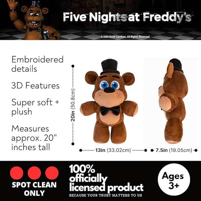 Franco Five Nights at Freddy's Kids Bedding Super Soft Plush Cuddle Pillow Buddy, (Officially Licensed Product)