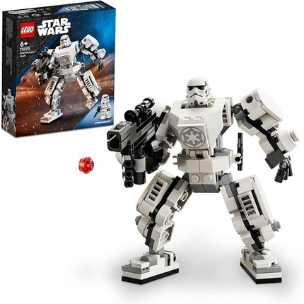 LEGO 75370 Star Wars The Stormtrooper Robot, Buildable Figure Model with Articulated Parts, Minifigure and Blaster Tenon Launcher, Toy for Kids, Boys and Girls from 6 Years Old