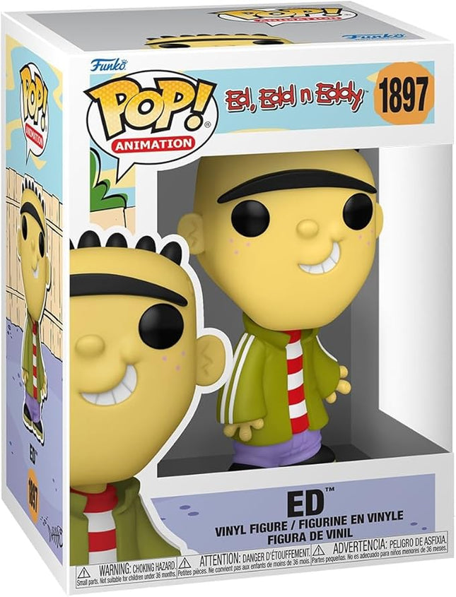 Funko Pop Animation: Ed EDD N Eddy - Ed - 1/6 Odds for Rare Chase Variant - Collectable Vinyl Figure - Gift Idea - Official Merchandise - Toys for Kids & Adults - Cartoon/Animation Fans