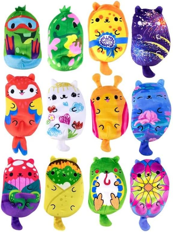 Cats vs Pickles - Mystery Bags - 4" - 12pk Limited Exclusive Release Set - Gold Wave - Bean Filled Plushies!