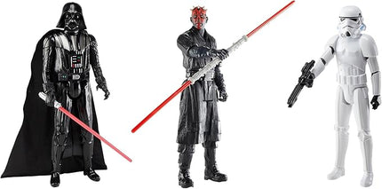 STAR WARS Clash of The Dark Side, 12-Inch Action Figure Set, 3-Pack of Figures & 4 Accessories, Toys for Kids Ages 4 and Up (Amazon Exclusive)