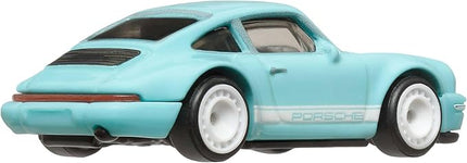 Hot Wheels Premium Boulevard Porsche 964 Diecast Car, Light Blue, 1:64 Scale Model