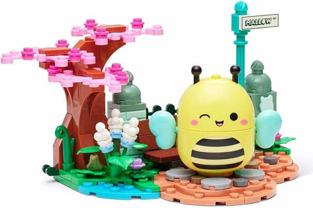 BLDR Squishmallows Sunny’s Park Life Building Set - Sunny The Bee Buildable Figure - Squishmallows Fans 8+, 0043