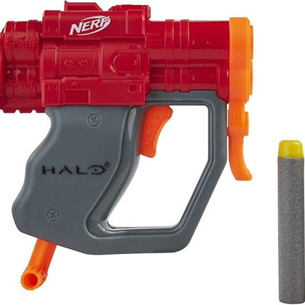 Nerf MicroShots Halo SPNKr - Mini Dart-Firing Blaster and 2 Darts - Collectible Blaster for Halo Video Game Fans Battlers