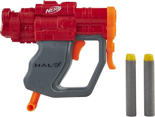 Nerf MicroShots Halo SPNKr - Mini Dart-Firing Blaster and 2 Darts - Collectible Blaster for Halo Video Game Fans Battlers