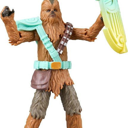 STAR WARS Epic World of Action Chewbacca 4-Inch Deluxe Action Figure & 4 Accessories, Toys for Boys & Girls Ages 4+