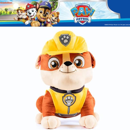 Franco Paw Patrol Rubble Construction Pup Kids Bedding Super Soft Plush Cuddle Pillow Buddy, (Officially Licensed Product)