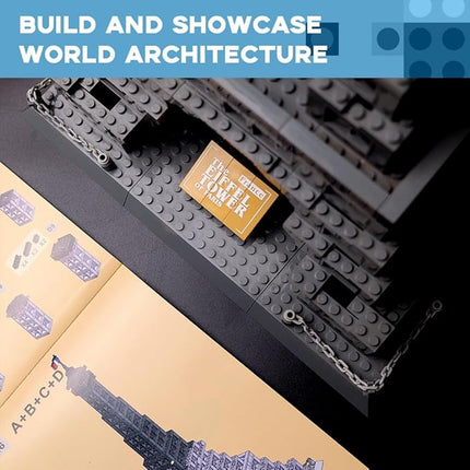 ArtorBricks Eiffel Tower Architecture Model Kit - 976-Piece Premium Building Set for Collectors, Detailed Display & Thoughtful Gift Idea