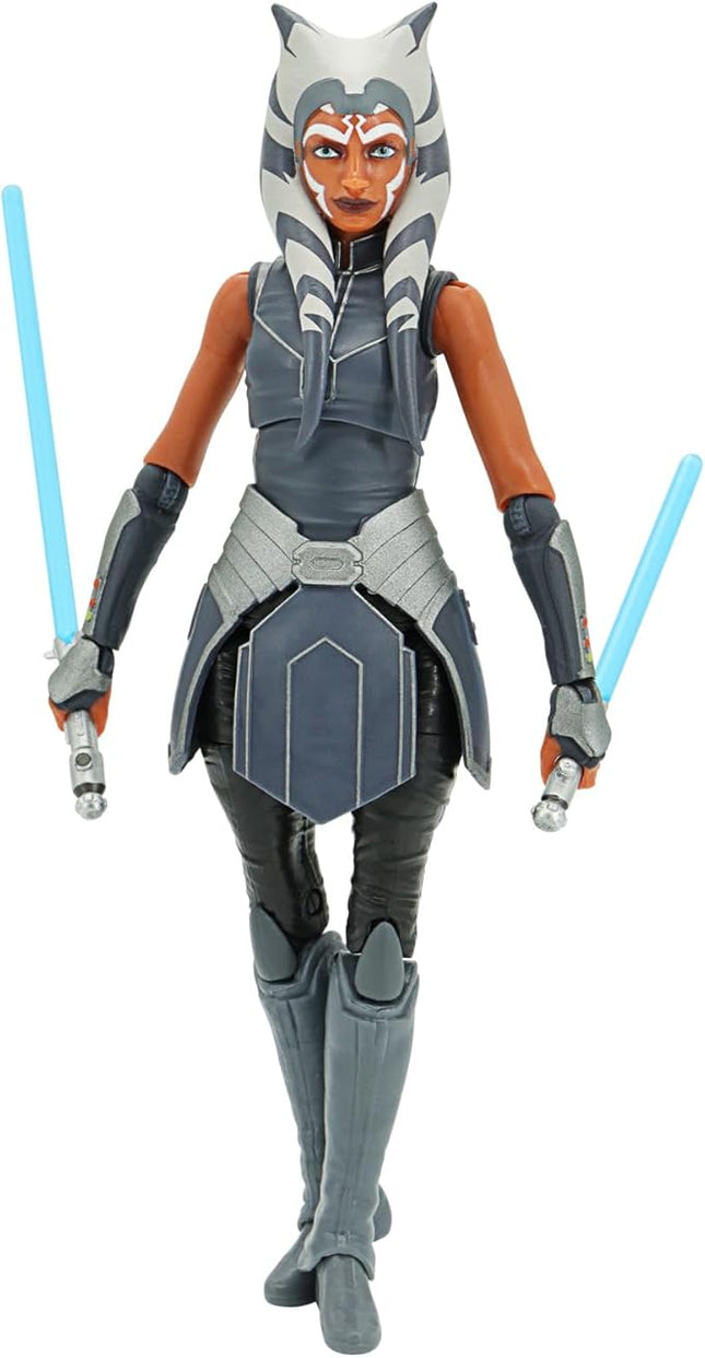 STAR WARS The Black Series Ahsoka Tano Toy 6-Inch-Scale The Clone Wars Collectible Action Figure, Toys for Kids Ages 4 and Up