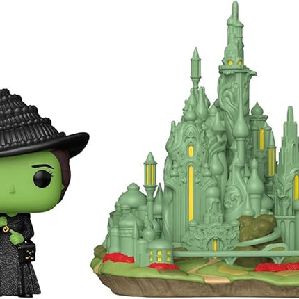 Funko Pop Town: Wicked - Elphaba with Emerald City - Collectable Vinyl Figure - Gift Idea - Official Merchandise - Toys for Kids & Adults - Fantasy Fans - Model Figure for Collectors and Display