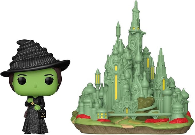 Funko Pop Town: Wicked - Elphaba with Emerald City - Collectable Vinyl Figure - Gift Idea - Official Merchandise - Toys for Kids & Adults - Fantasy Fans - Model Figure for Collectors and Display