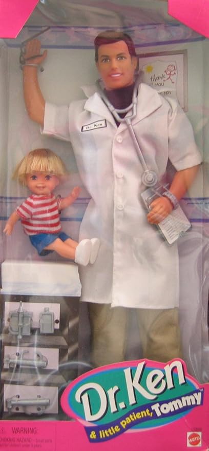 Dr. Ken & Little Patient Tommy Barbie Doll Set