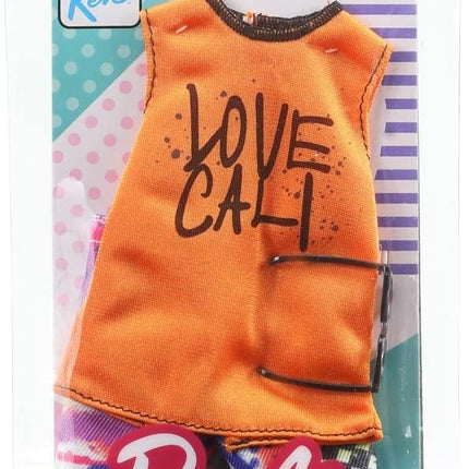 Barbie Ken Complete Look Love Cali Top and Spray Paint Shorts Fashion Pack