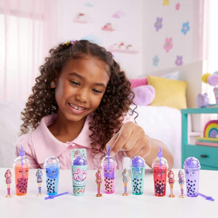 Barbie Mini Barbie Land 5-Pack Pop Reveal Dolls, 1.5-inch Mini Doll with Surprise Reveal & Sensory Play Piece (Styles May Vary)