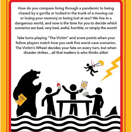 The Worst-CASE Scenario Card Game - All New Family/Party Game | 0% Trivia, 100% Humorous Fun