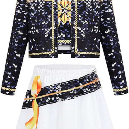 Girls Demon Pop Singer Hunters Costume 3-14 Years Stage Dance Idol Cosplay Outfit, Kids Halloween Costumes