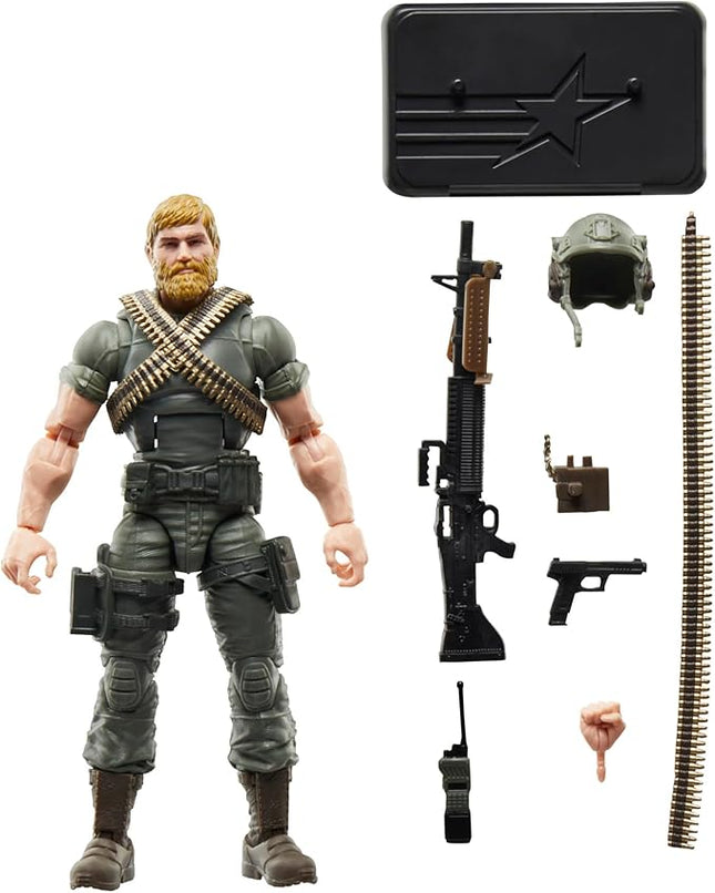 G.I. Joe Classified Series Retro Cardback Craig “Rock ’N Roll” McConnel, Collectible 6 Inch Action Figure with 9 Accessories