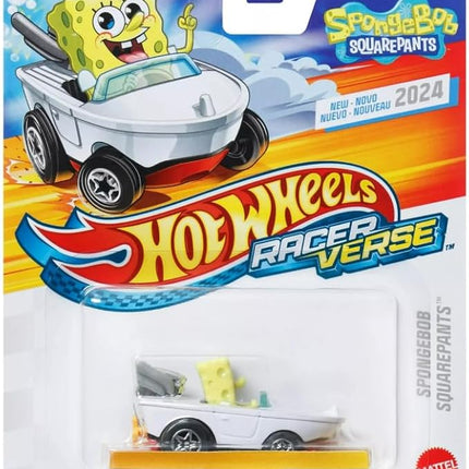 Hot Wheels Racer Verse Spongebob Squarepants, Diecast Car
