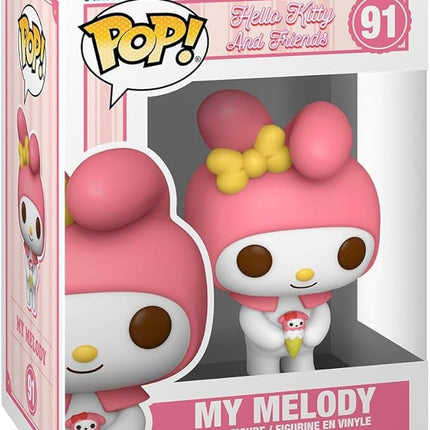 Funko POP! Sanrio: HK - My Melody - Hello Kitty - Collectable Vinyl Figure - Gift Idea - Official Merchandise - for Kids & Adults - Cartoons Fans - Model Figure for Collectors and Display