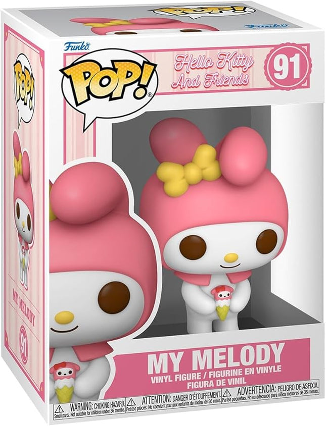 Funko POP! Sanrio: HK - My Melody - Hello Kitty - Collectable Vinyl Figure - Gift Idea - Official Merchandise - for Kids & Adults - Cartoons Fans - Model Figure for Collectors and Display