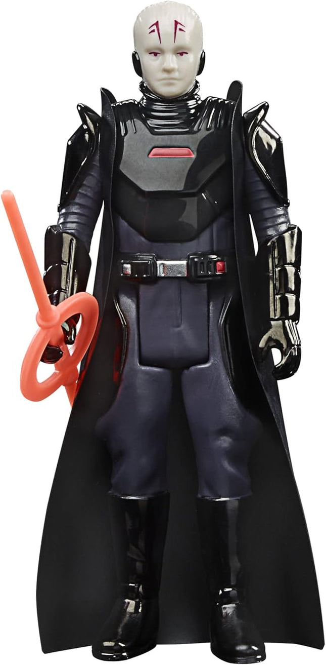 STAR WARS Retro Collection Grand Inquisitor Toy 3.75-Inch-Scale OBI-Wan Kenobi Action Figure, Toys for Kids Ages 4 and Up, Multicolored, F5773